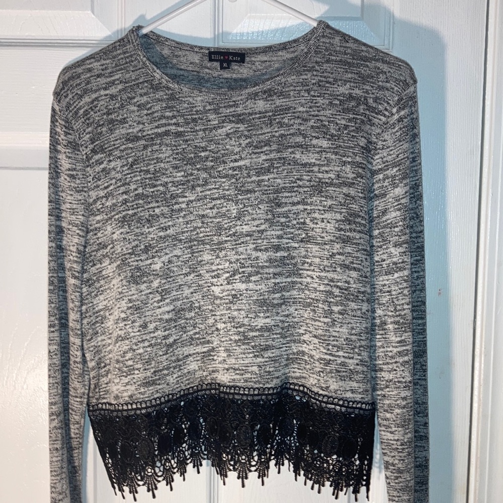 grey long sleeve